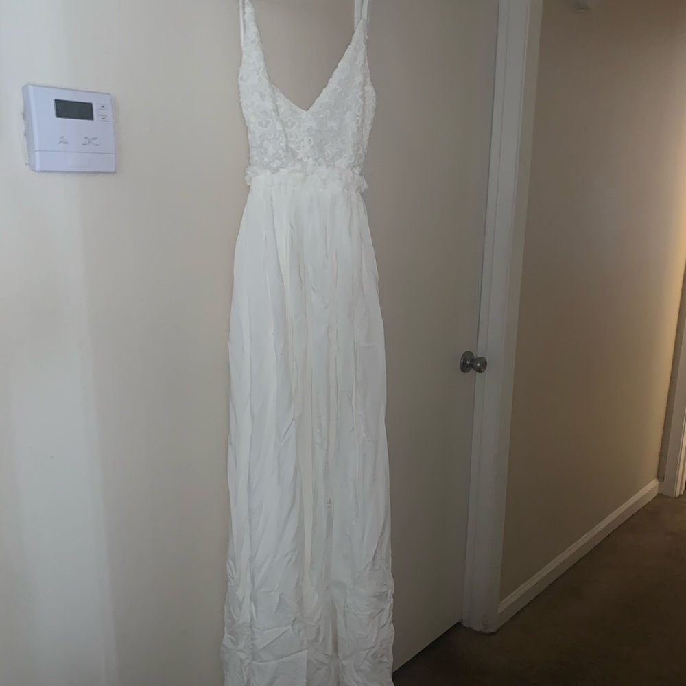 Maternity /wedding white long dress SHEIN